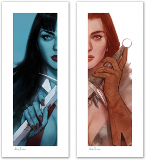 Vampirella & Red Sonja: Unframed Set Art Print