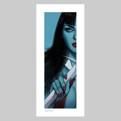Vampirella & Red Sonja: Vampirella art print