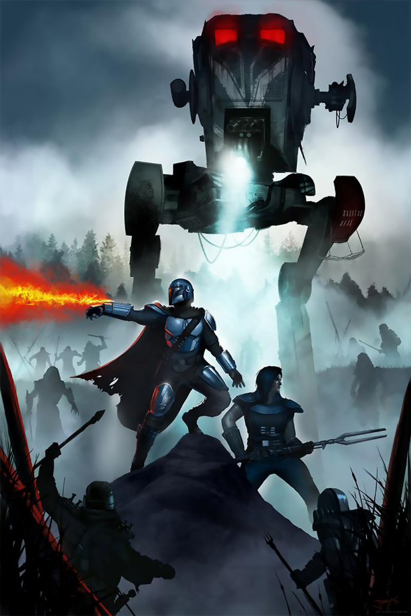 Raider Ambush Art Print by ACME Archives