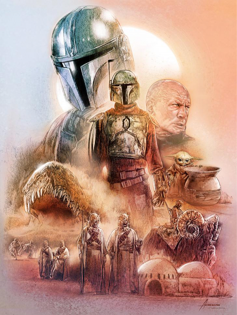 The Marshal of Mos Pelgo Art Print by ACME Archives