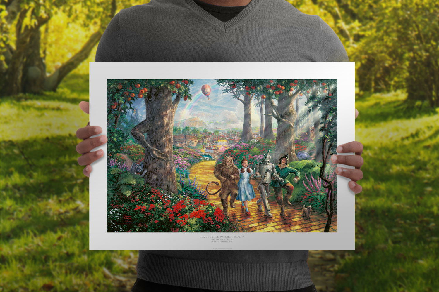 Follow the YELLOW BRICK ROAD™ The Wizard of Oz Art Print