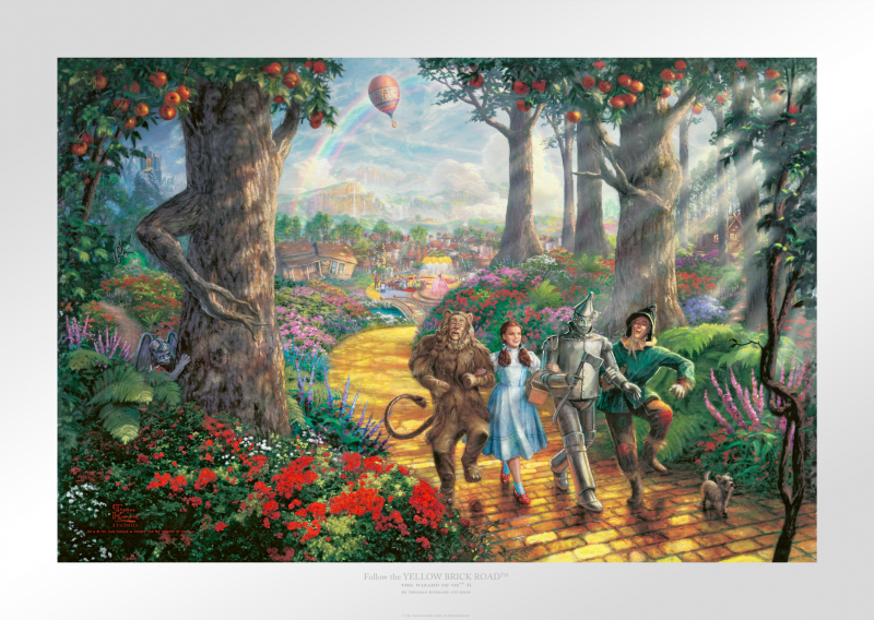 Follow the YELLOW BRICK ROAD™ Art Print by Art Brand Studios