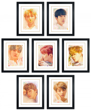 Set of 7 - Black Frame - 12 x 16 Giclée on Paper