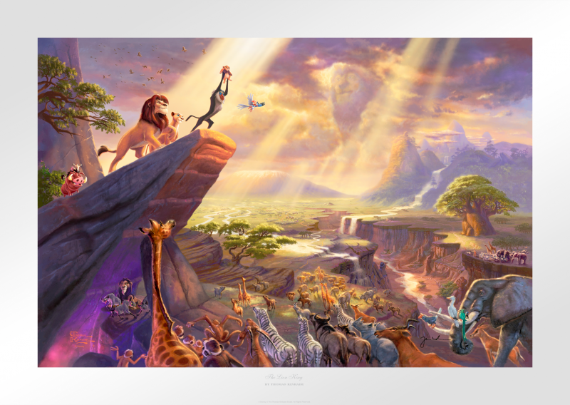 The Lion King Art Print by Art Brand Studios