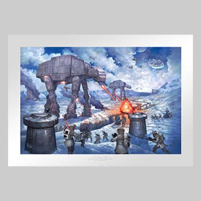 The Battle of Hoth art print