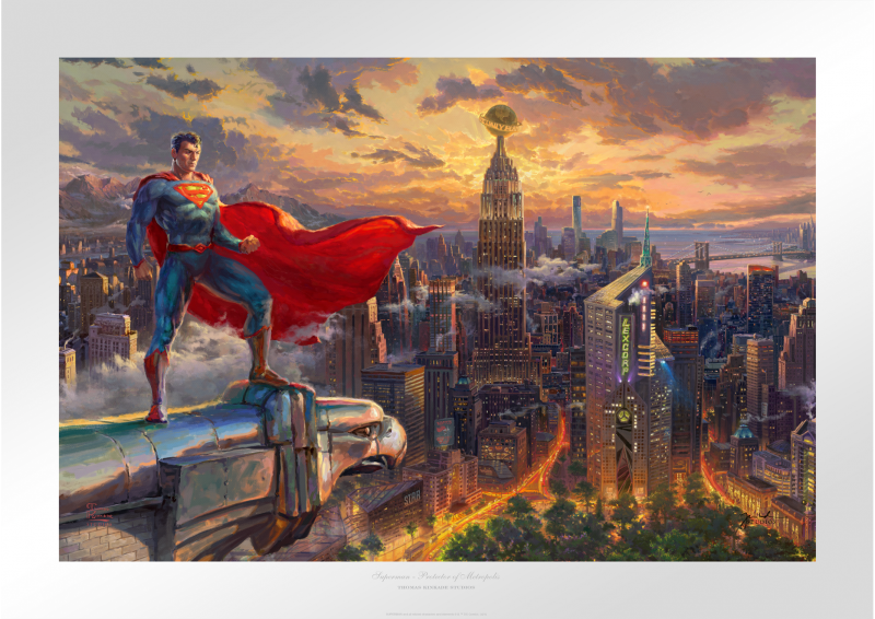 Superman  Protector of Metropolis Art Print by Art Brand Studios