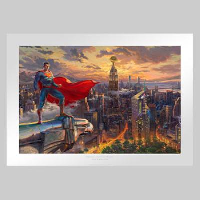 Superman - Protector of Metropolis art print