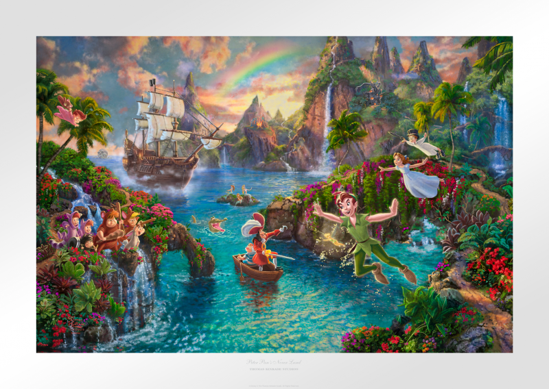 Peter Pan's Never Land Art Print by Art Brand Studios