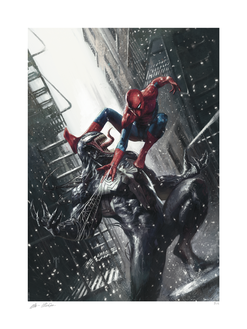 Spider-Man vs Venom Art Print by Sideshow Collectibles