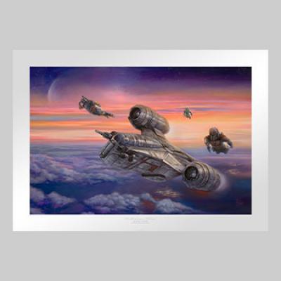 The Mandalorian - The Escort art print