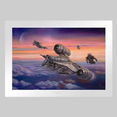 The Mandalorian - The Escort art print