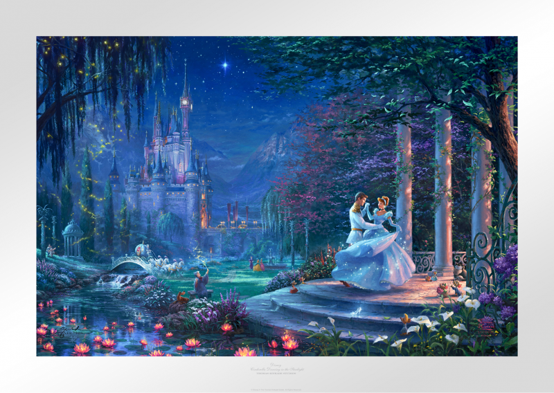 Cinderella Dancing in the Starlight Art Print by Art Brand Studios