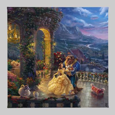 Beauty and the Beast Dancing in the Moonlight art print