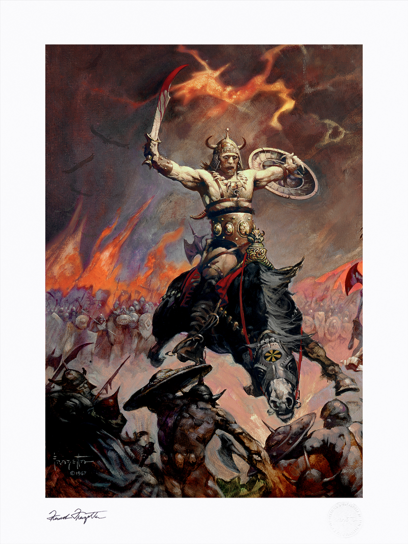 The Berserker Art Print by Frazetta Jr. Enterprises