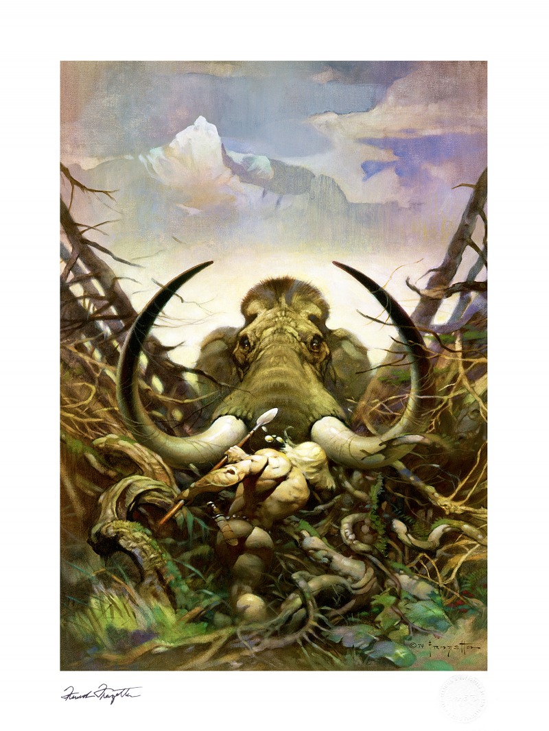 The Mammoth Art Print by Frazetta Jr. Enterprises