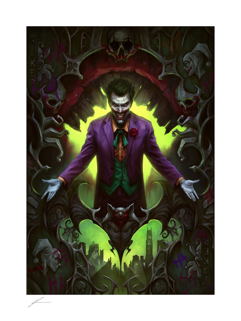 The Joker: Wild Card Art Print by Sideshow Collectibles