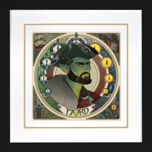 Giclée on Paper - Black Frame - 14 x 14