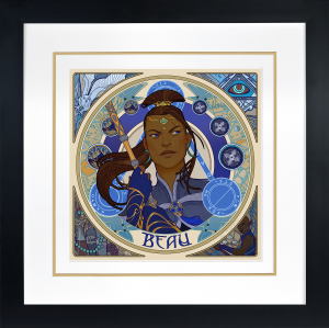 Giclée on Paper - Black Frame - 14 x 14