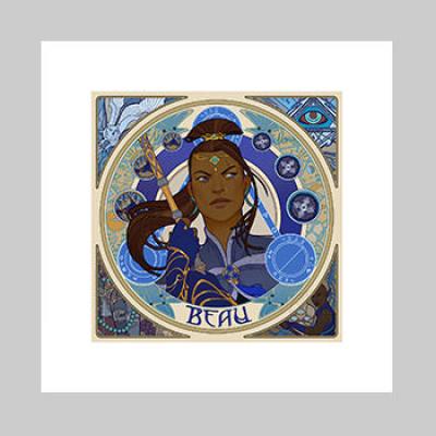 Mighty Nein Portrait Series: Beau art print