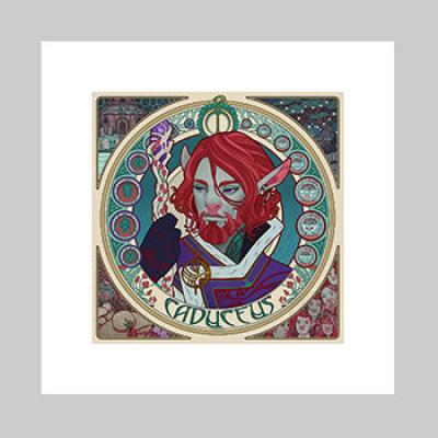 Mighty Nein Portrait Series: Caduceus art print
