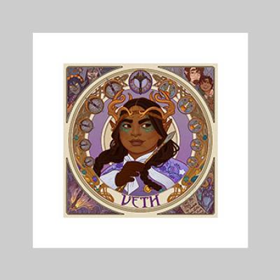 Mighty Nein Portrait Series: Veth art print