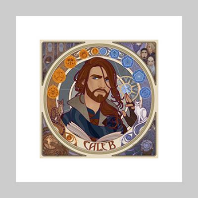 Mighty Nein Portrait Series: Caleb art print