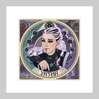 Mighty Nein Portrait Series: Yasha art print