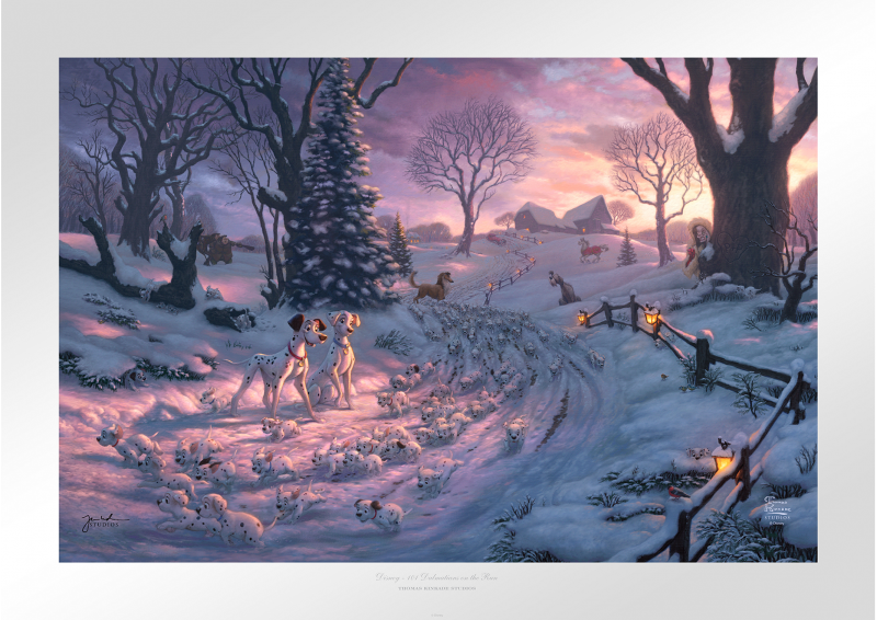 101 Dalmatians on the Run Art Print by Art Brand Studios
