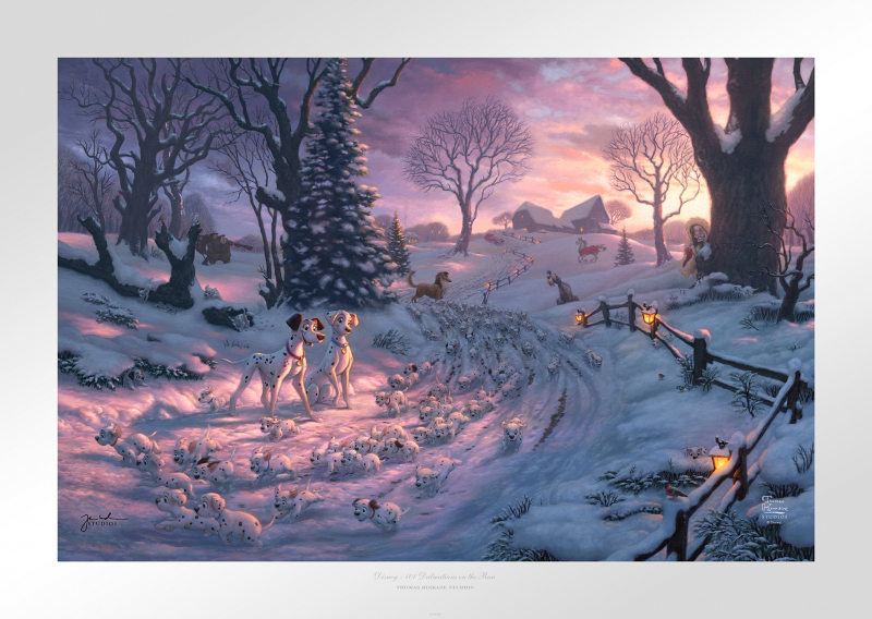 101 Dalmatians on the Run Art Print by Art Brand Studios