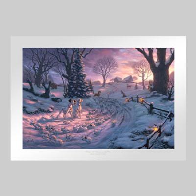 101 Dalmatians on the Run art print