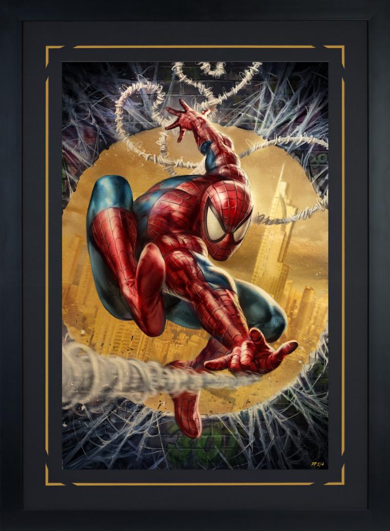 The Amazing Spider-Man #301 Tribute (Gold Foil Variant) Art Print by Sideshow Collectibles