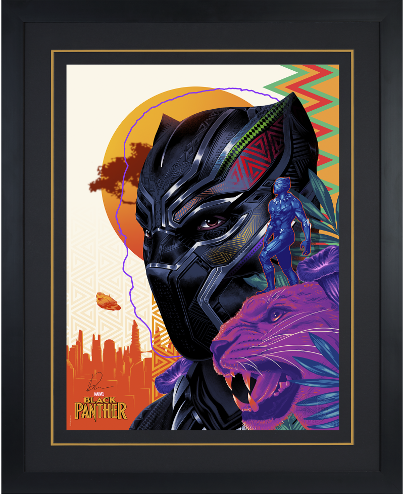 Black Panther: Long Live the King Variant Art Print by Sideshow Collectibles