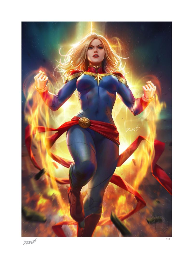 Captain Marvel Art Print by Sideshow Collectibles