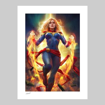 Captain Marvel art print