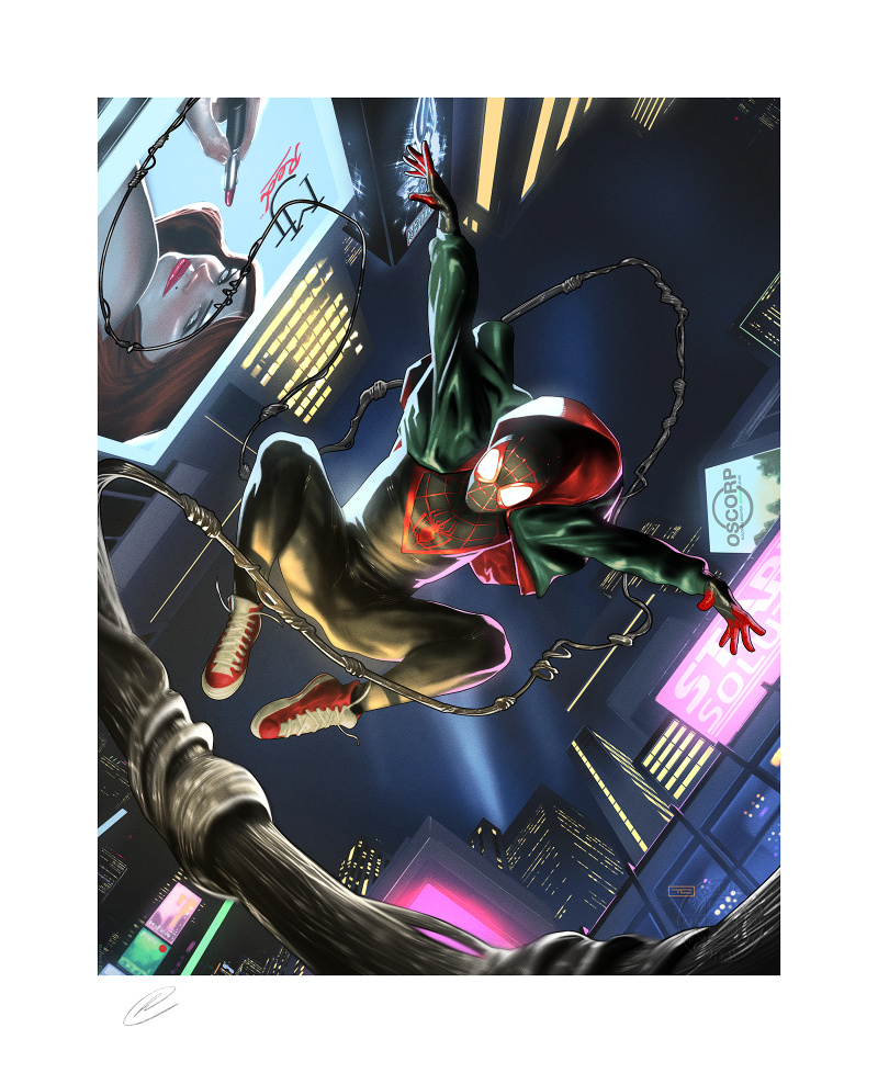 Miles Morales: Spider-Man Art Print by Sideshow Collectibles
