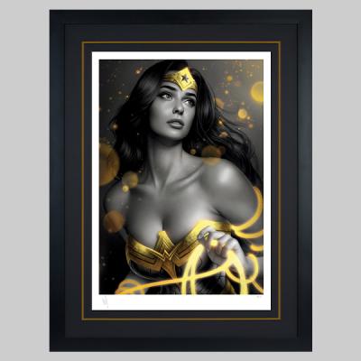 Wonder Woman: Black & Gold art print