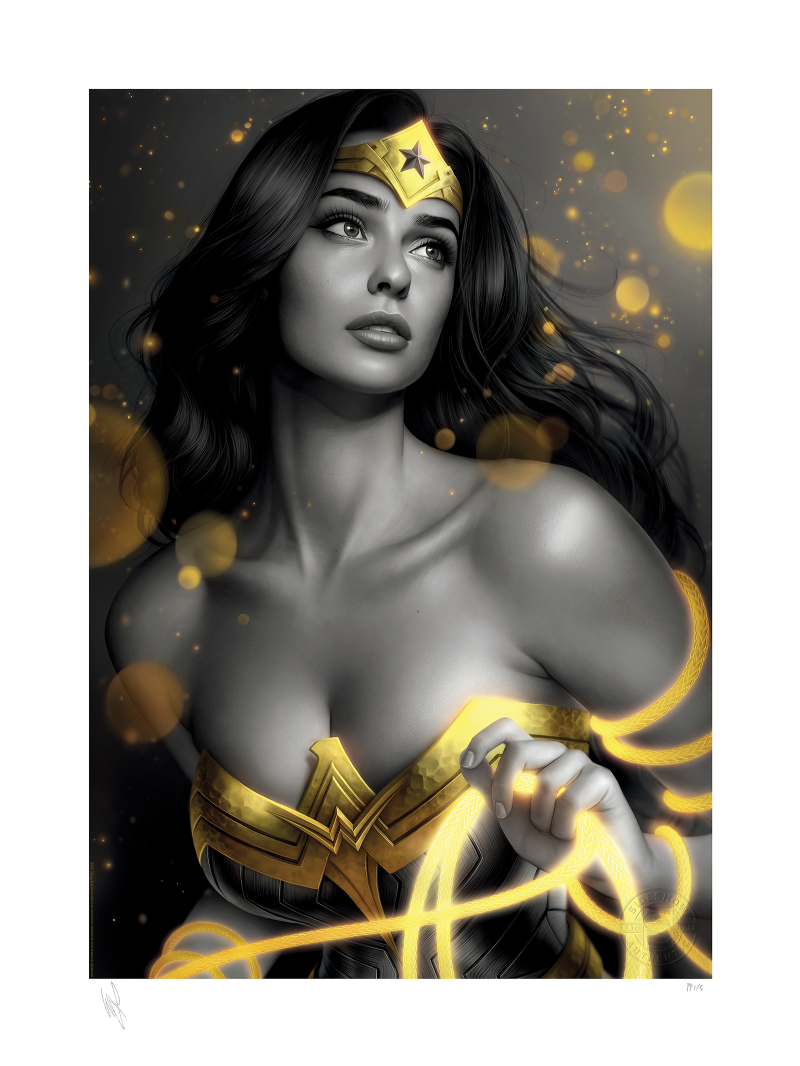 Wonder Woman: Black & Gold Art Print by Sideshow Collectibles