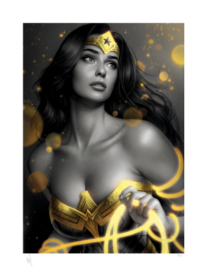 Wonder Woman: Black & Gold Art Print