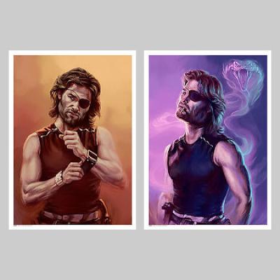 Escape From New York – Snake Plissken Portrait Set art print