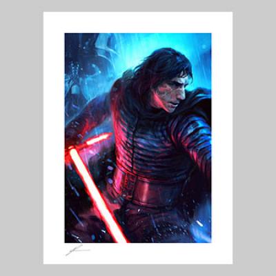 The Duel: Kylo Ren art print