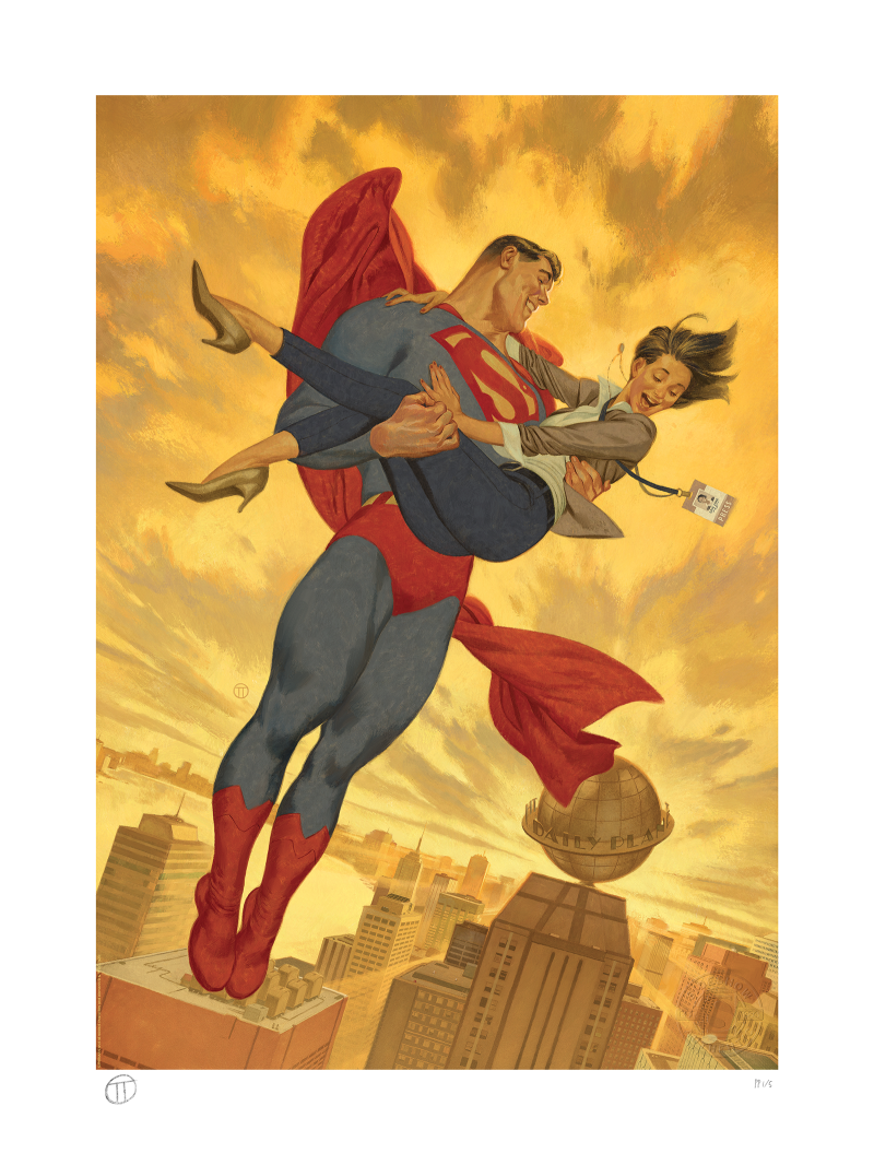 Superman & Lois Lane Art Print by Sideshow Collectibles