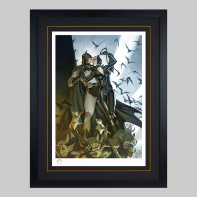 Batman & Catwoman art print