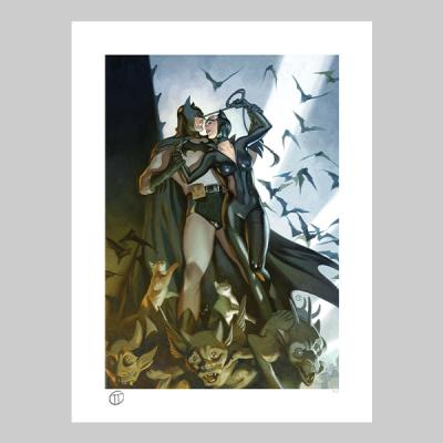 Batman & Catwoman art print
