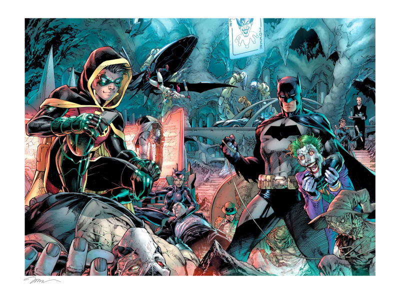Batman 1000 Art Print by Clampett Studio Collections