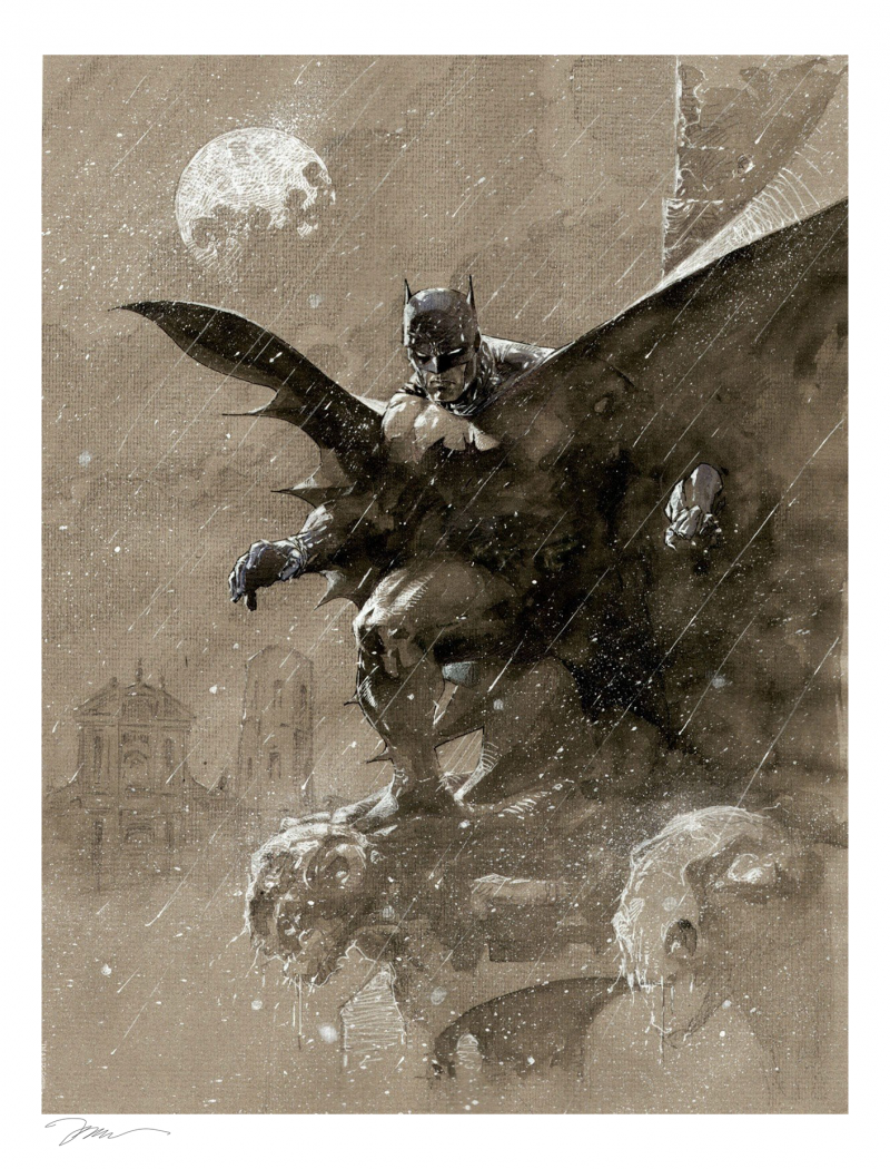 Batman Over San Prospero Art Print by Clampett Studio Collections