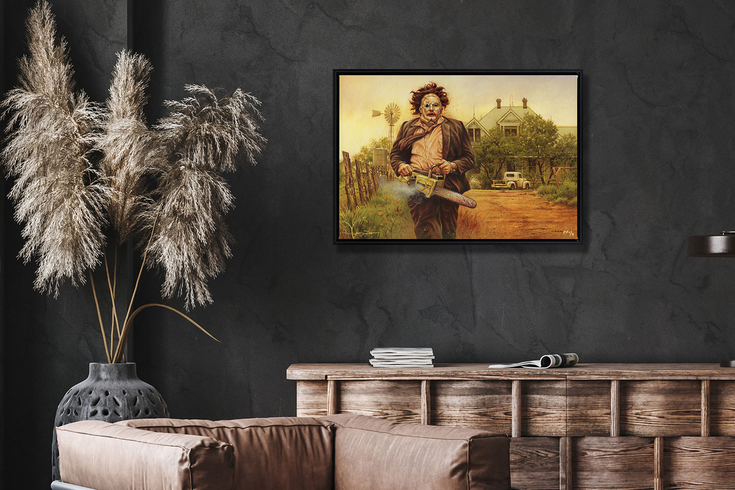 The Butcher Texas Chainsaw Massacre Art Print