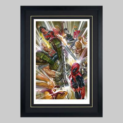 Marvels 4 X-Force Deluxe art print