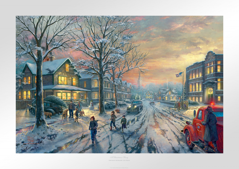 A Christmas Story Art Print by Art Brand Studios