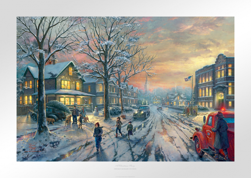 A Christmas Story Art Print by Art Brand Studios