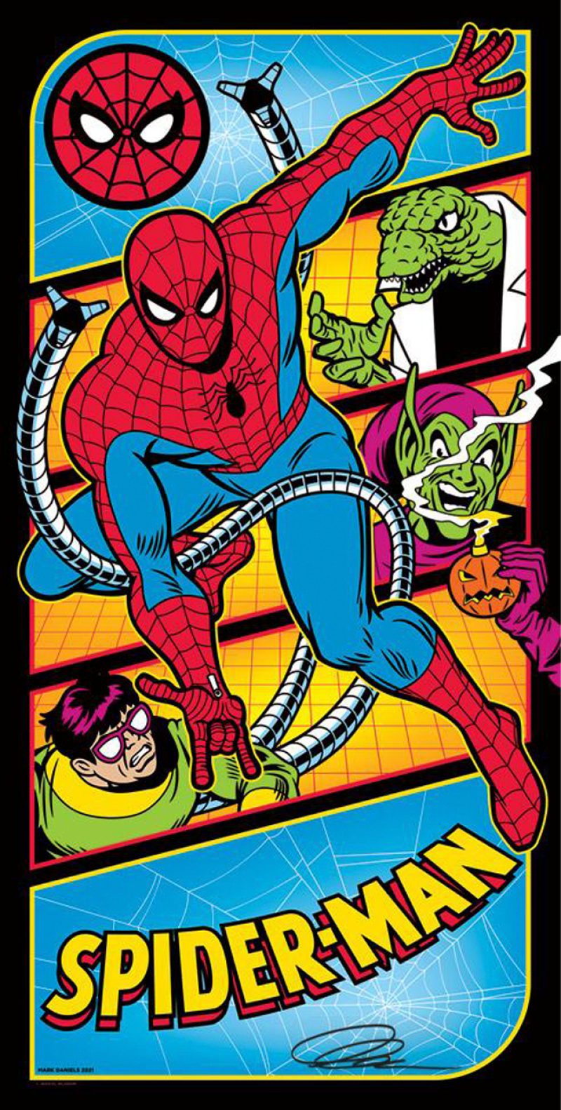 Spidey Versus… Art Print by ACME Archives